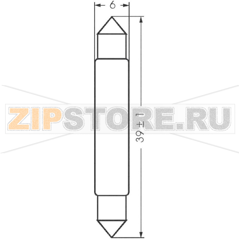 Лампа софитная 24 В, 3 Вт, 0.125 A, цоколь: S5.5, прозрачная, 1 шт Barthelme 00332403 