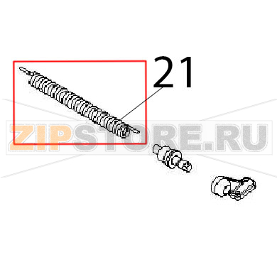 Spring Angelo Po 191PI2V Spring Angelo Po 191PI2VЗапчасть на деталировке под номером: 21