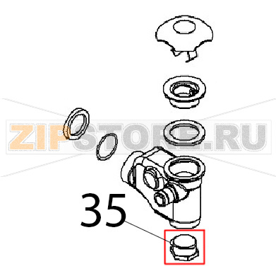 Tappo M 1" Angelo Po BX61E Tappo M 1" Angelo Po BX61EЗапчасть на деталировке под номером: 35