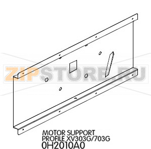 Motor support profile Unox XV 303G Motor support profile Unox XV 303GЗапчасть на деталировке под номером: 25Название запчасти на английском языке: Motor support profile Unox XV 303G