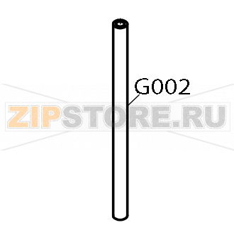 Hot water pipe 3/8&quot; Convotherm OES 6.10 Hot water pipe 3/8" Convotherm OES 6.10Запчасть на деталировке под номером: G002