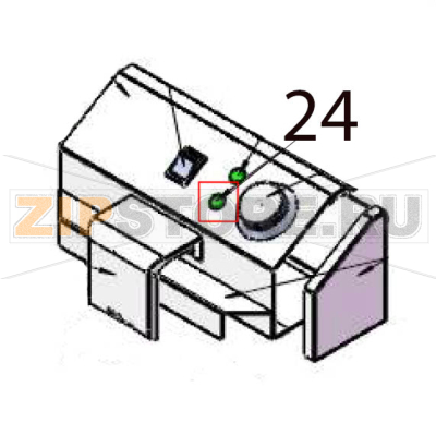 Power indicator Hurakan HKN-EF16 Power indicator Hurakan HKN-EF16Запчасть на деталировке под номером: 24