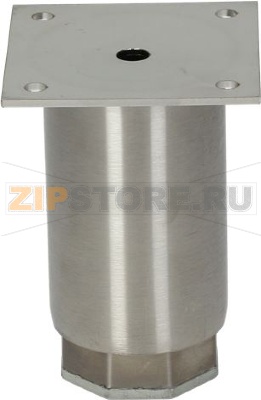 РЕГУЛИРУЕМАЯ НОЖКА ИЗ НЕРЖАВЕЮЩЕЙ СТАЛИ Ø 2 ДЮЙМА ВЫСОТОЙ 105 ММ 