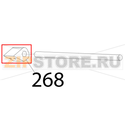 Blocch. drit. astina piatto Sirman Mirra 250 C Blocch. drit. astina piatto Sirman Mirra 250 CЗапчасть на деталировке под номером: 268