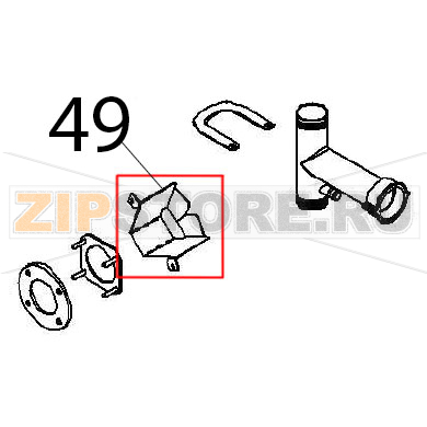 Rear suspension Angelo Po BX101E Rear suspension Angelo Po BX101EЗапчасть на деталировке под номером: 49