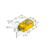Датчик индуктивный Turck BI20R-Q14-AN6X2-H1141