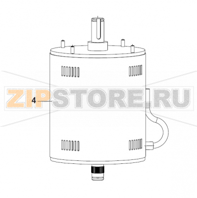 Motor CR10 VL2 Bear Varimixer RN10 VL-2                                                                                     Motor CR10 VL2 Bear Varimixer RN10 VL-2Запчасть на сборочном чертеже под номером: 4Название запчасти на датском&nbsp;языке: Motor CR10 VL2 Bear Varimixer RN10 VL-2
