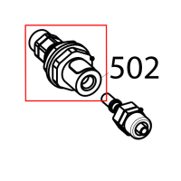 Wallpassing female rapid connection Tecnoinox EFB06DSL