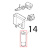 Gruppo 4 piedi inox Angelo Po 1G1BR1E