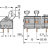 PCB terminal block; push-button; 2.5 mm; Pin spacing 10/10.16 mm; 3-pole; suitable for Ex-e applications; CAGE CLAMP®; commoning option; 2,50 mm; light gray Wago 256-603/000-009/999-950 - PCB terminal block; push-button; 2.5 mm; Pin spacing 10/10.16 mm; 3-pole; suitable for Ex-e applications; CAGE CLAMP®; commoning option; 2,50 mm; light gray Wago 256-603/000-009/999-950