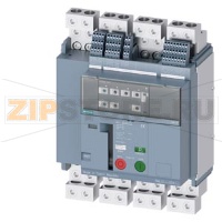 fixed-mounted circuit breakers 4-pole, frame size 0, IEC N conductor on the right In=1000A to 690V, 50/60Hz AC Icu=55kA at 415V Icu=50kA at 500V Icu=42kA at 690V ETU360 electronic trip units LSIG rotary coding switch with tripped signaling switch, RTC and