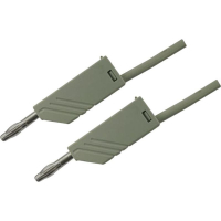 Провод измерительный (ламинированный штекер: 4 мм), 1.5 м, серый Hirschmann MLN 150/2,5 GR