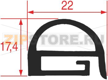 GUARNIZIONE PORTA 1320x650 mm 