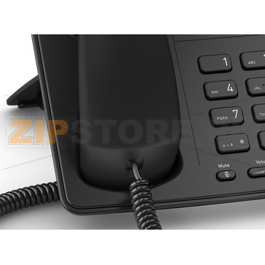 SNOM D712 Настольный IP-телефон. 4 учетные записи SIP, Графический монохромный экран с подсветкой, 5 кнопок с LED индикаторами, 2-порта 10/100, PoE, Сенсорная функция поднятия трубки, Цвет черный, Блок питания приобретается отдельно 