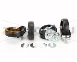 CASTOR 5 W/ 1/2 STEM SET/4 