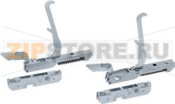 DOOR HINGE KIT T. SMEG RIGHT/LEFT 2PCS 