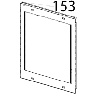 Complete external glass Tecnoinox EFC06M