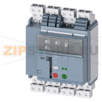 fixed-mounted circuit breakers 4-pole, frame size 0, IEC N conductor on the right In=1250A to 690V, 50/60Hz AC Icu=55kA at 415V Icu=50kA at 500V Icu=42kA at 690V ETU320 electronic trip units li rotary coding switch with tripped signaling switch, RTC and