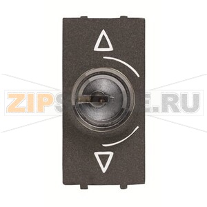 Механизм переключателя с ключом, одномодульный, антрацитовый ABB 2CLA215310N1801 