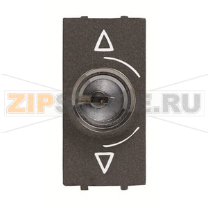 Механизм переключателя с ключом, одномодульный, антрацитовый ABB 2CLA215310N1801 