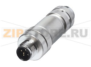 Полевой разъём Field-attachable male connector V1S-G-ABG-PG9 Pepperl+Fuchs Описание оборудования4-pin, M12, screened cable connector, field attachable