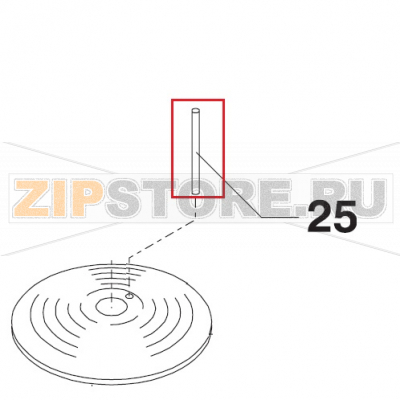 Pin Bear Varimixer AR40 VL-1S                                                                          Pin Bear Varimixer AR40 VL-1SЗапчасть на сборочном чертеже под номером: 25Название запчасти на датском&nbsp;языке: Pin Bear Varimixer AR40 VL-1S