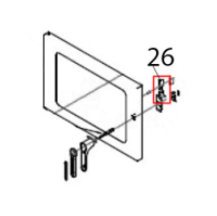 Microswitch base Hurakan HKN-XF023