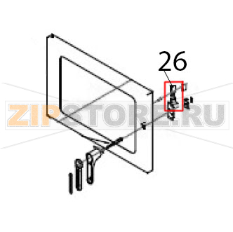 Microswitch base Hurakan HKN-XF023 Microswitch base Hurakan HKN-XF023Запчасть на деталировке под номером: 26