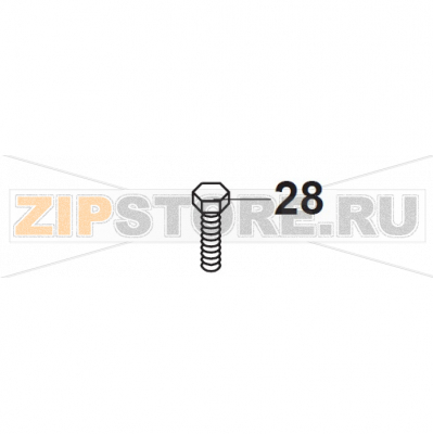 Screw M10x40 Bear Varimixer AR40 VL-1S                                                                               Screw M10x40 Bear Varimixer AR40 VL-1SЗапчасть на сборочном чертеже под номером: 28Название запчасти на датском&nbsp;языке: Screw M10x40 Bear Varimixer AR40 VL-1S