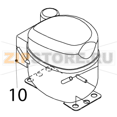 Start capacitor Hoshizaki IM-65NE Start capacitor Hoshizaki IM-65NEЗапчасть на деталировке под номером: 10