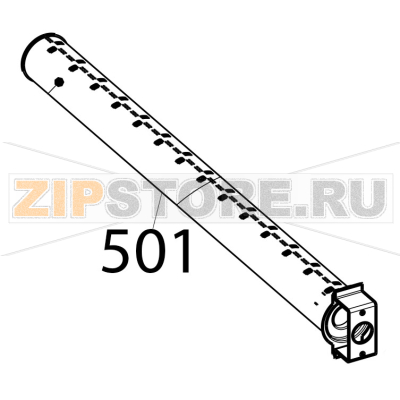 Oven burner Tecnoinox PPF70GG7 Oven burner Tecnoinox PPF70GG7Запчасть на деталировке под номером: 501