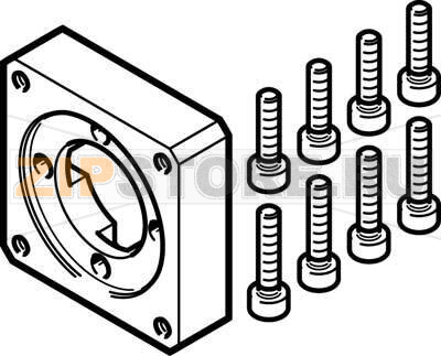 Фланец электродвигателя Festo EAMF-A-28D-42A 
