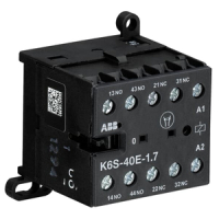 Миниконтактор К6S-40-Е-2.8, 3 A, 400 В, AC3, катушка: 17-32 В/DC ABB GJH1213001R7402