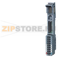 SIMATIC ET 200SP, БАЗОВЫЙ БЛОК BU15-P16+A0+2B,  ТИП A0, ВТЫЧНЫЕ КЛЕММЫ, БЕЗ ДОП. КЛЕММ (AUX), ПОДКЛЮЧЕНИЕ К СУЩ. НАГРУЗОЧНОЙ ГРУППЕ (БАЗОВОГО БЛОКА СЛЕВА) Ш Х В: 15MMX117MM Siemens 6ES7193-6BP00-0BA0