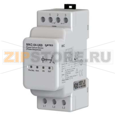 Реле контроля обрыва фаз 380 В/AC, 10% Entes MKC-04-U69 