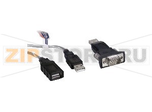 Соединитель линии передачи данных Converter USB/RS&amp;nbsp;232 USB-0,8M-PVC ABG-SUBD9 Pepperl+Fuchs Описание оборудованияInterface converter USB/RS&nbsp232