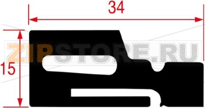 УПЛОТНИТЕЛЬ ДВЕРИ 510X150 ММ 