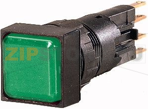 Индикатор световой, плоский, зеленый Eaton Q25LF-GN 