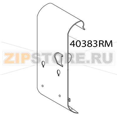 Assembly, rewind plate Zebra 105SE Assembly, rewind plate Zebra 105SEЗапчасть на деталировке под номером: 40383RM
