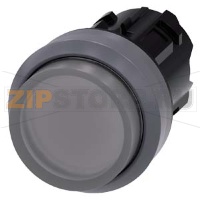 АКТУАТОР КНОПКИ С ВОЗМОЖНОСТЬЮ ПОДСВЕТКИ, 22MM, КРУГЛ., ПЛАСТИК С МЕТАЛЛИЧЕСКИМ ФРОНТАЛЬНЫМ КОЛЬЦОМ, CLEAR, RAISED BUTTON БЕЗ ФИКСАЦИИ, С ГРАВИРОВКОЙ ЛАЗЕРОМ, ВЕРХНИЙ РЕГИСТР Siemens 3SU1031-0BB70-0AA0-Z&nbsp;Y11
