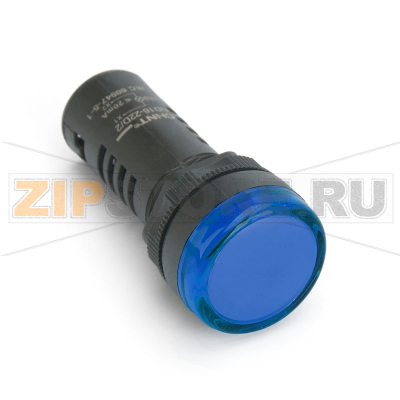 Лампа сигнальная 220 В, 22 мм, IP40, синяя Chint ND16-22D/2 