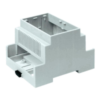 Корпус на DIN-рейку 90x71x58 мм, материал: поликарбонат, 1 шт Axxatronic CNMB-4V-KIT-CON