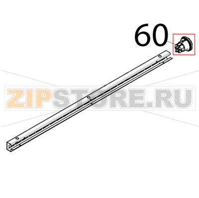 Portalampada completo con lampadina alogena Tecnoeka KF 966 D AL UD Portalampada completo con lampadina alogena Tecnoeka KF 966 D AL UDЗапчасть на деталировке под номером: 60