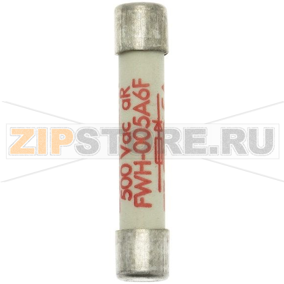 Предохранитель, 5 A, AC 500 В, 50 кА, 6x32 мм, aR, UL Eaton SEMI-COND FUSE 5.0A 500V AC 