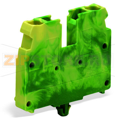 2-проводные концевые клеммы; без кнопок; 2,5 мм; CAGE CLAMP®; 2,50 mm; зеленые-желто Wago 869-337 