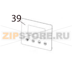 Glass control panel Hurakan HKN-IMSD15 Glass control panel Hurakan HKN-IMSD15Запчасть на деталировке под номером: 39