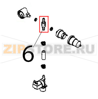 Racc. p/gomma Angelo Po FX101G2 Racc. p/gomma Angelo Po FX101G2Запчасть на деталировке под номером: 6