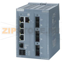 SCALANCE XB205-3LD MANAGEABLE LAYER 2 IE-SWITCH 5X 10/100 MBITS/S RJ45 PORTS 3X SM FO SC-PORT 1X CONSOLE PORT DIAGNOSTICS-LED REDUNDANT POWER SUPPLY TEMP.-RANGE 0 DGR C UP TO +60 DGR C, DIN RAIL MOUNTING PROFINET IO-DEVICE ETHERNET/IP CERTIFICATE DEFAULT