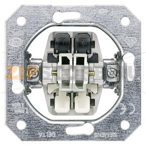 DELTA ВЫКЛЮЧАТЕЛЬ 2-Х КЛАВИШНЫЙ 2NO ЭЛ.-МЕХ.ЧАСТЬ МОНТИРУЕМАЯ ПОД ШТУКАТУРКУ Siemens 5TD2111 