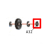 Graphite washer / Φ6.2*9.5*0.5T Godex EZ-2300 plus